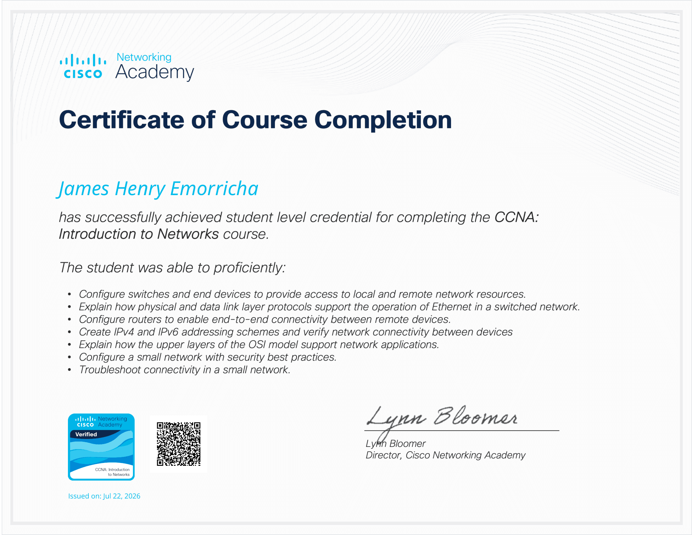 CCNA: Introduction to Networks